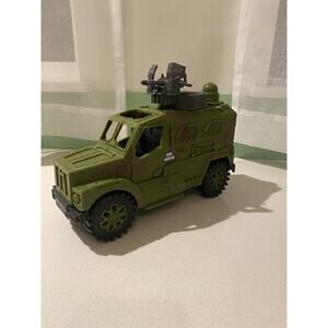 "Mine Sweeper" Green Camouflage Military Truck Vehicle Toy 10” L x 8” T x 4” W